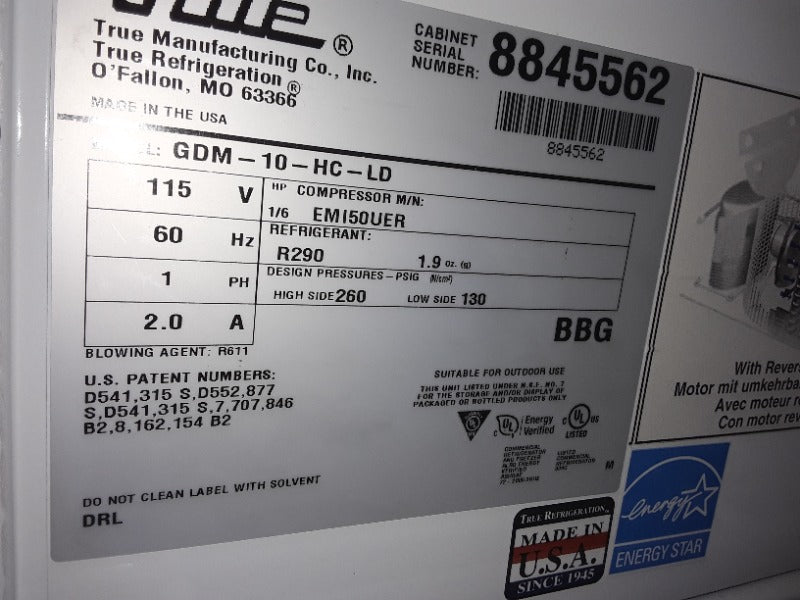 Refrigeration 11/1/23 - Load #227158