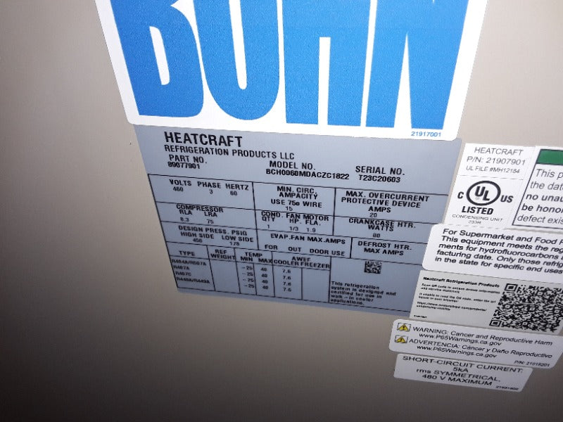 Refrigeration 11/1/23 - Load #227158