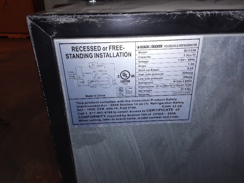 Refrigeration 11/22/23 - Load #230789