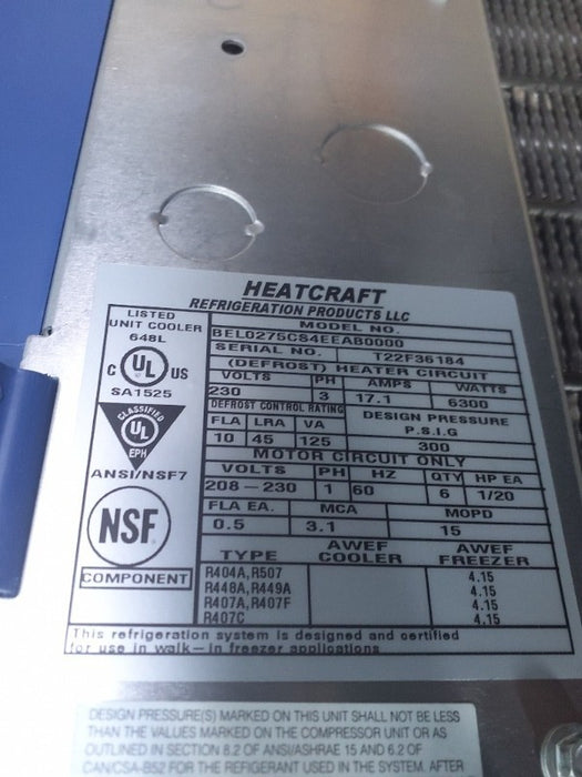 Heatcraft Condensing Unit (1)  - Load #232961