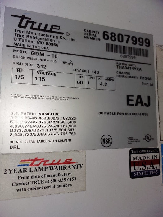 Refrigeration  - Load #238731