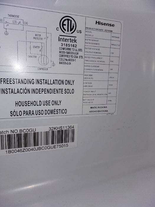Refrigeration  - Load #238731