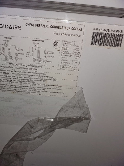 Refrigeration  - Load #238731
