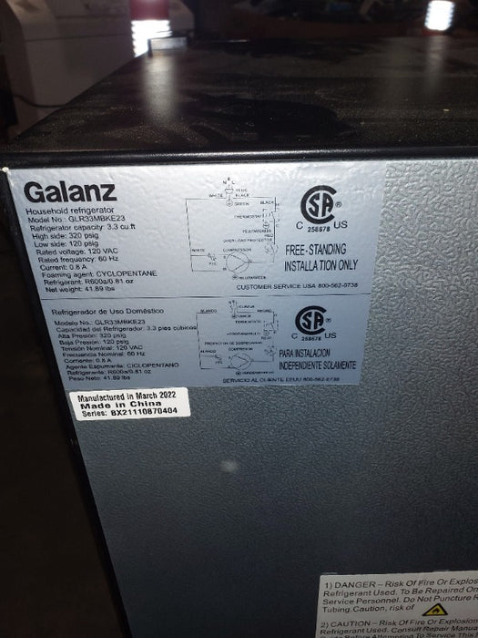 Refrigeration  - Load #238731