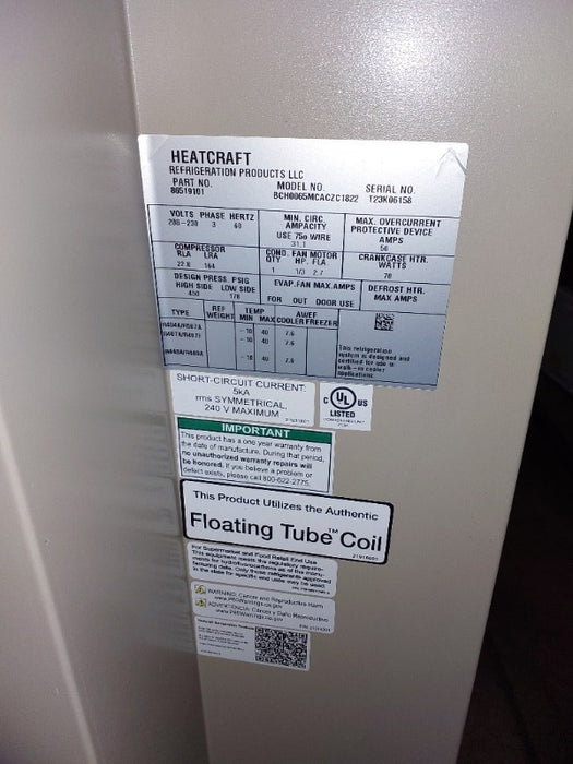 Refrigeration  - Load #243151