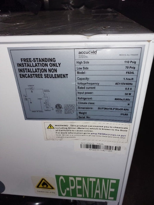Refrigeration  - Load #243151
