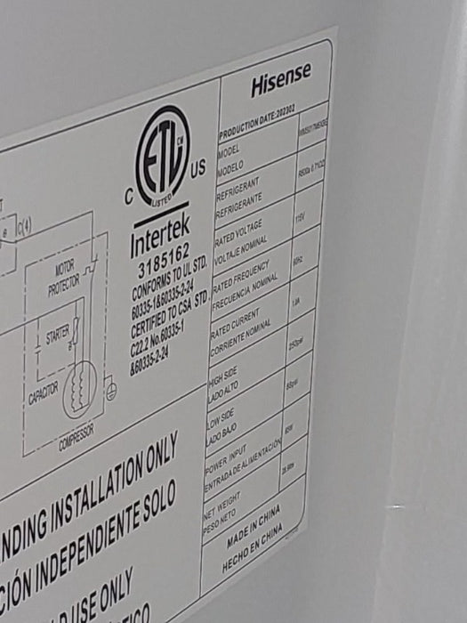 Refrigeration  - Load #243151
