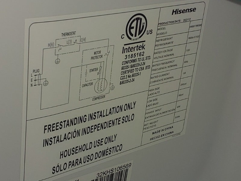 Refrigeration  - Load #247375