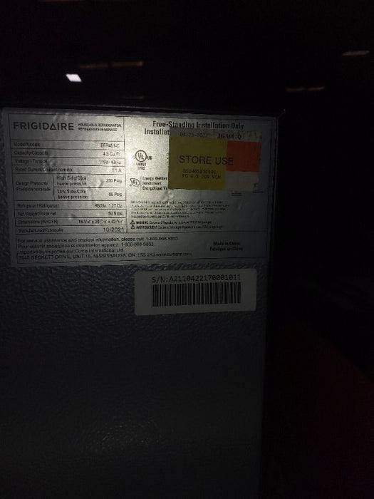 Refrigeration  - Load #247375