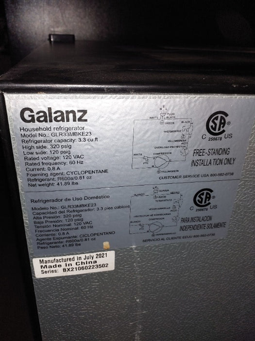 Refrigeration  - Load #247375