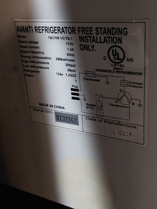 Refrigeration  - Load #247375