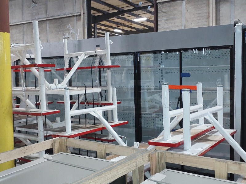 Refrigeration Case (Hussmann) (2) , Hussman Cooler - 2/3 Doors (1) , Hussman Cooler - 6 Doors (1)  - Load #250229