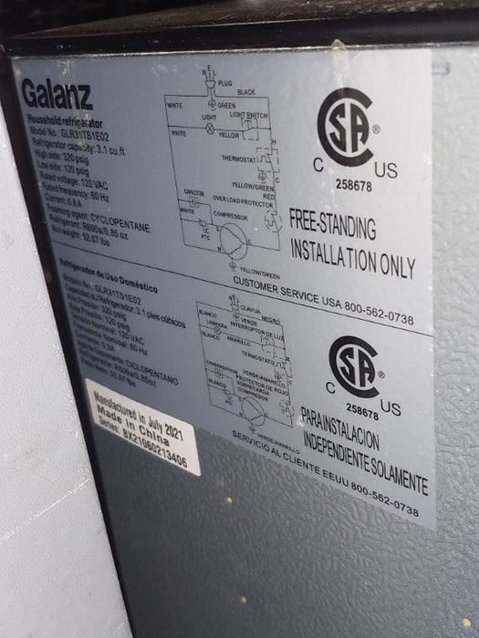 Refrigeration - Load #250461