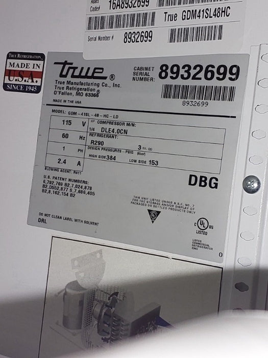 Refrigeration  - Load #254451