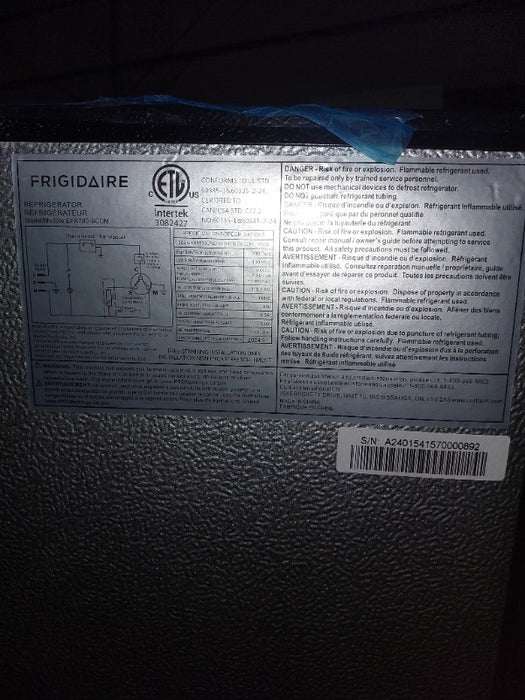 Refrigeration  - Load #254451