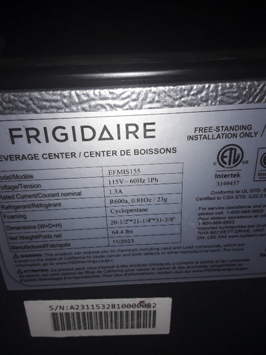 Refrigeration  - Load #254451