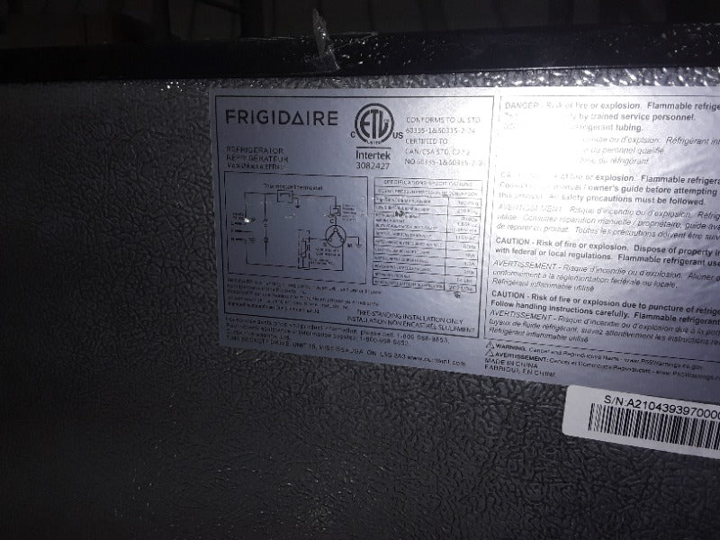 Refrigeration 4-5-24 - Load #255429