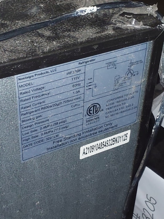 Refrigeration  - Load #254451