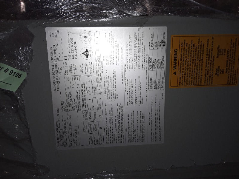 Modine Heater (1)  - Load #258764