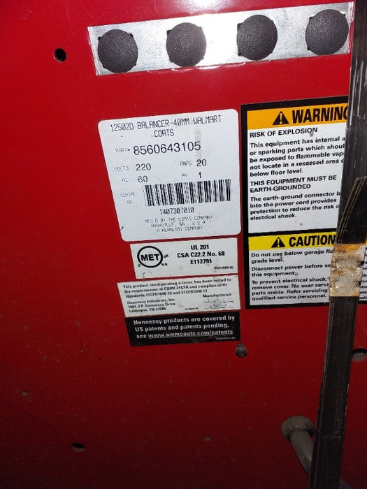 Coats Tire Balancer Model 950S (1)  - Load #259988