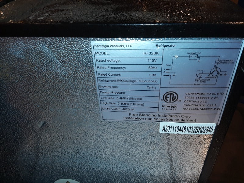 Refrigeration 4/23/24 - Load #260321