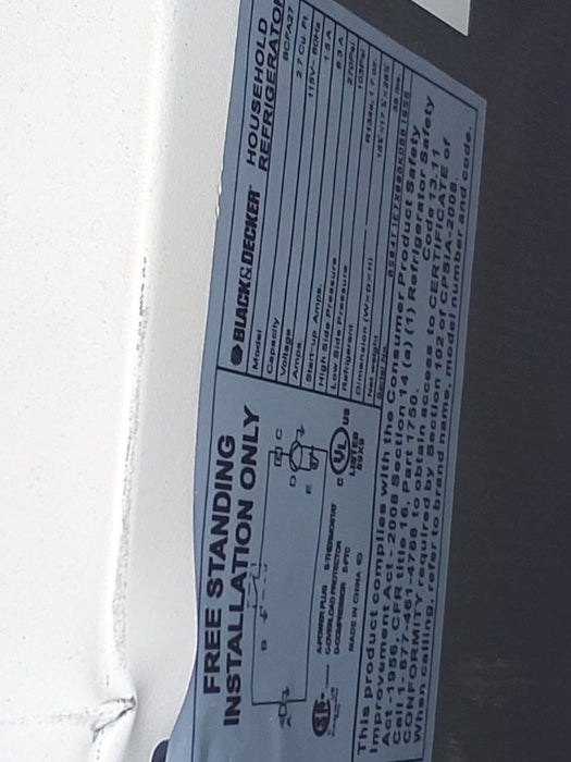 Refrigeration  - Load #257429