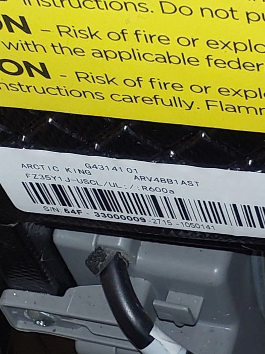Refrigeration  - Load #257429