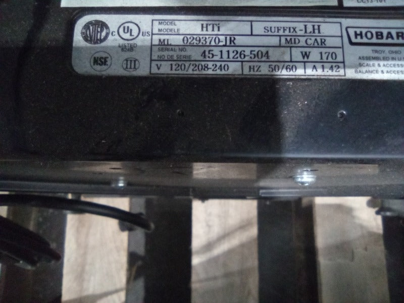 HOBART HTI (WITH BACK SCREEN) (1) , HOBART HTI DELI SCALE (WITHOUT BACK SCREEN) (6)  - Load #262615