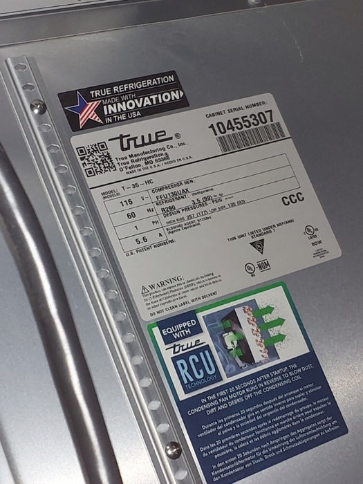 Refrigeration  - Load #262451