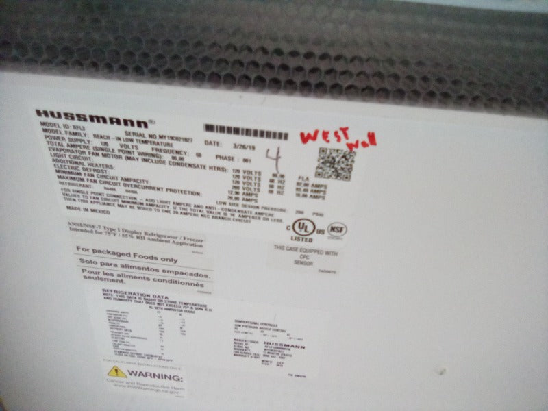 Hussman Cooler - 2/3 Doors (1) , Hussman Cooler - 4 Doors (3)  - Load #272718