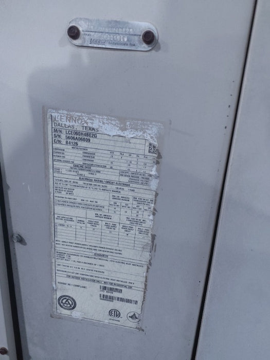 Lennox Rooftop HVAC Unit (1)  - Load #287416