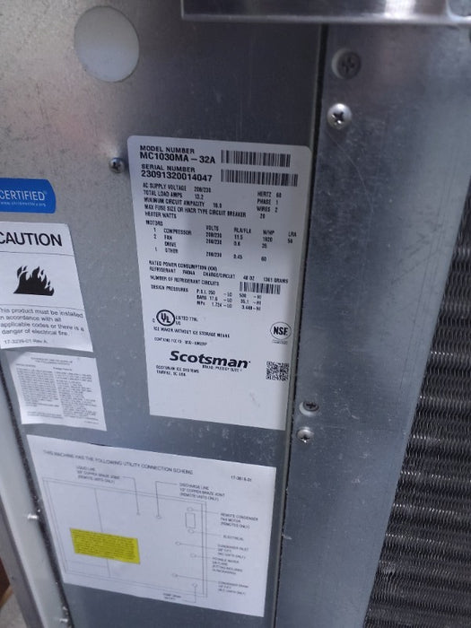 Scotsman Ice Machine (1) - Load #297838