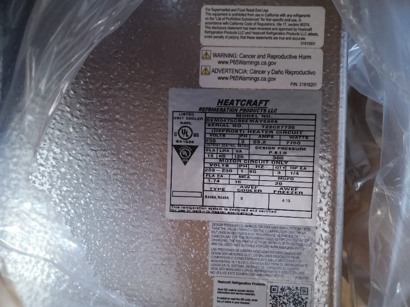 Heatcraft Refrigeration (30) - Load #299070