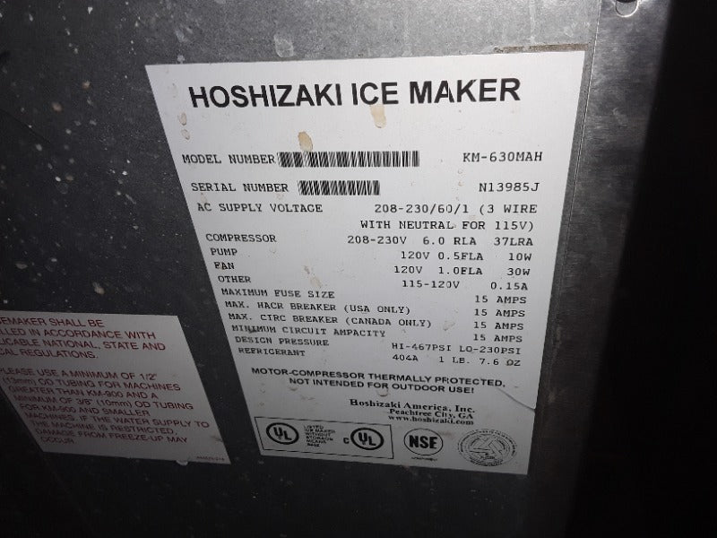 Hoshizaki Ice Machine (3)  - Load #306305
