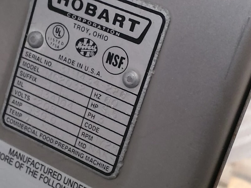 Hobart Meat Grinder (1) - Load #243449