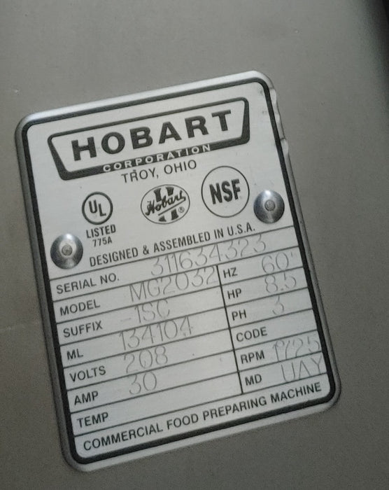 Hobart Meat Grinder (1)  - Load #245798