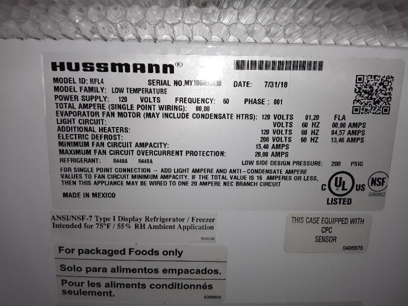 Hussman Cooler - 4 Doors (1)  - Load #270926