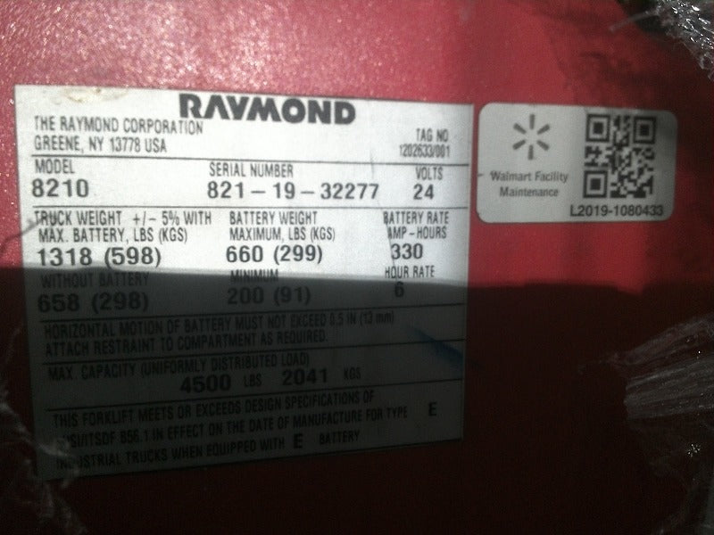 Raymond Lift (1)  - Load #240767