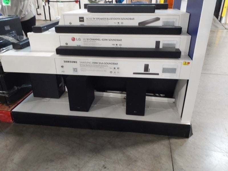 Great deal on a mixed load of used Audi electronic equipment available for pick up in Greenfield, IN today. 46 Pallet Positions. Load includes Bluetooth Speaker 93, Sound bar system 22, and Bluetooth PA Speaker 43. Buy them on 1GNITE Marketplace today.