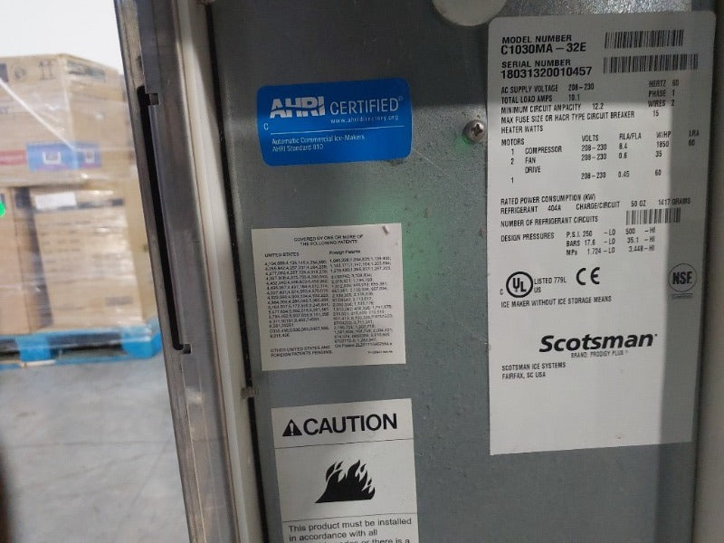 Scotsman Ice Machine (1)  - Load #215716