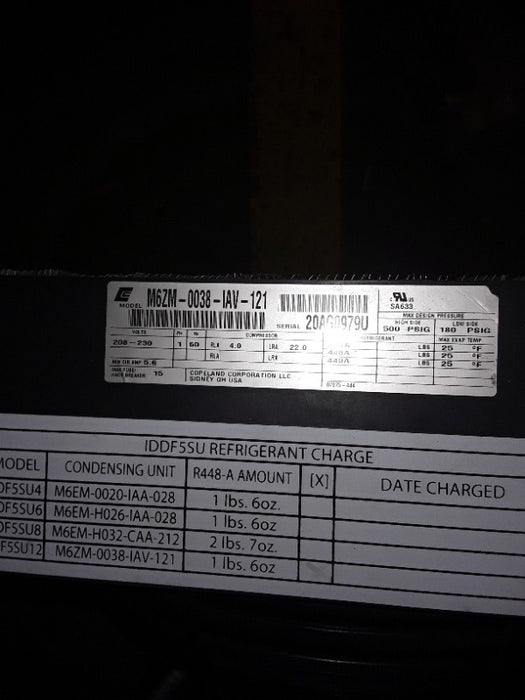 Refrigeration 9/18/23 - Load #214838