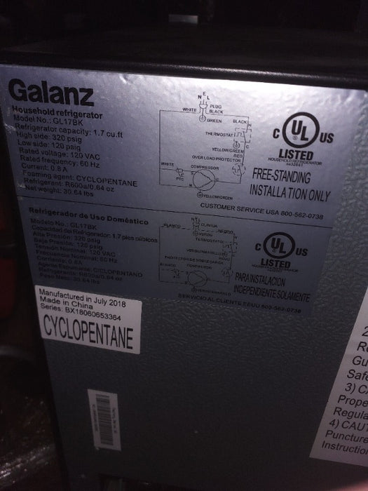 Refrigeration  - Load #230147
