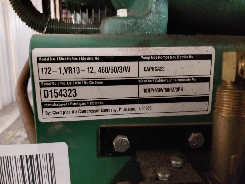 Champion 120-Gallon Air Compressor (1)  - Load #228392