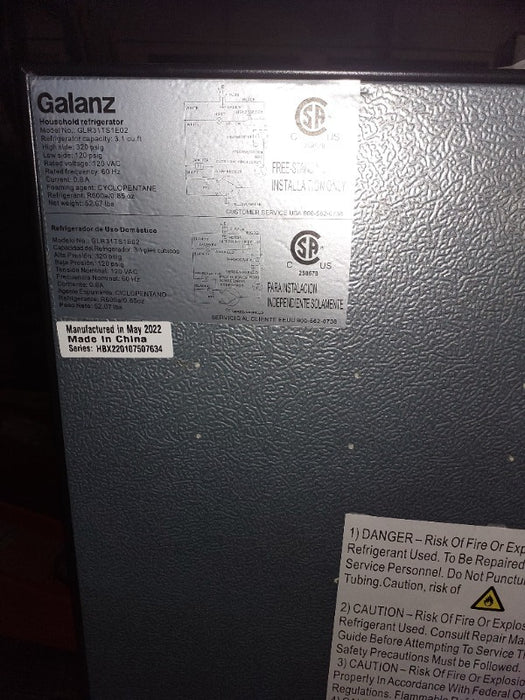 Refrigeration  - Load #230147