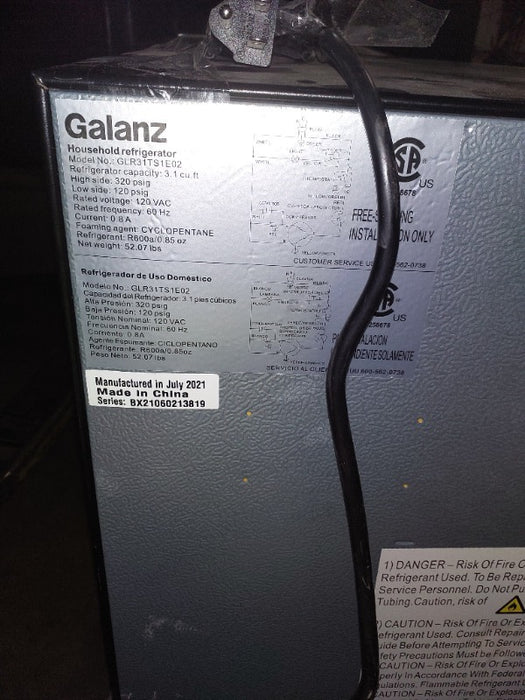Refrigeration  - Load #230147