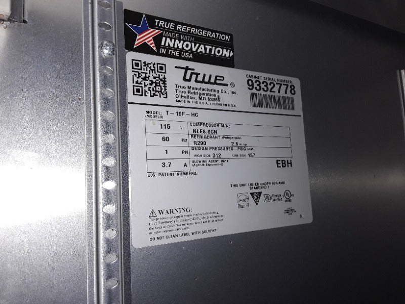 Refrigeration 11/20/23 - Load #230387