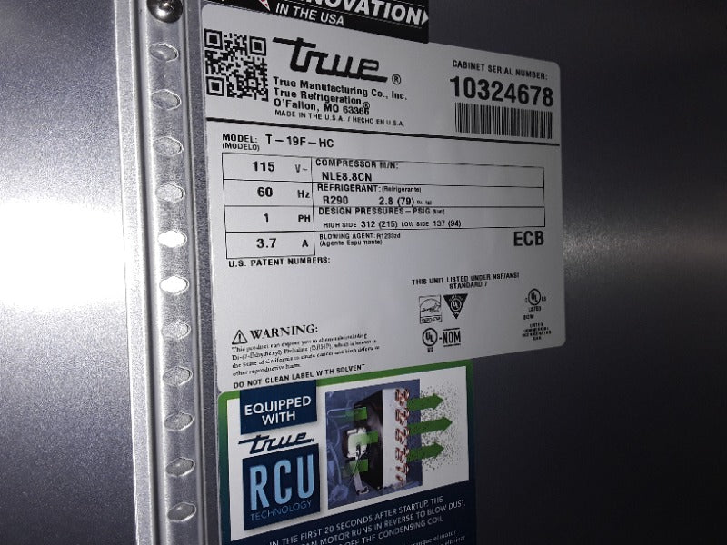 Refrigeration 11/20/23 - Load #230387