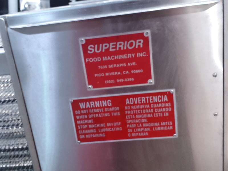 Tortilla Machine - Superior (2)  - Load #230680