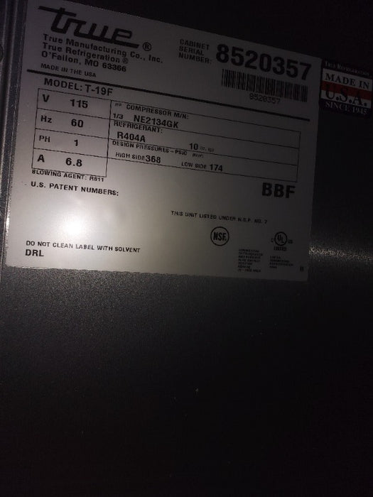 Refrigeration  - Load #231639