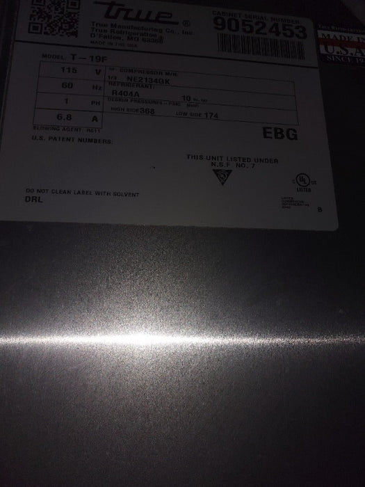 Refrigeration  - Load #231639
